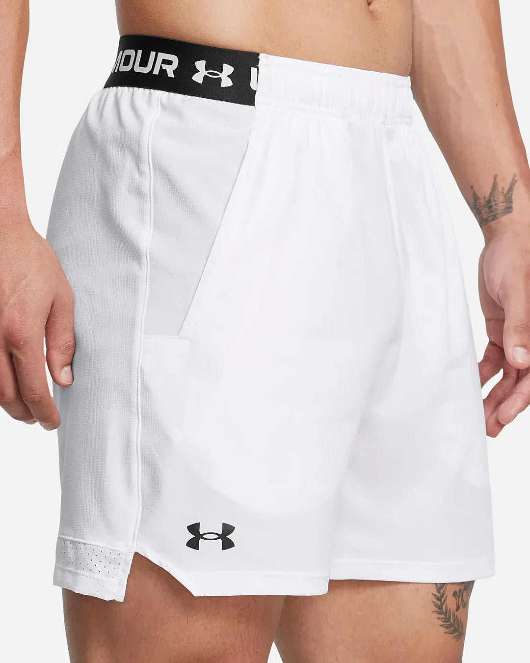 Short Under Armour Vanish tissé - Blanc