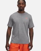 T-shirt Under Armour Tech Vent Geotessa - Gris/Orange