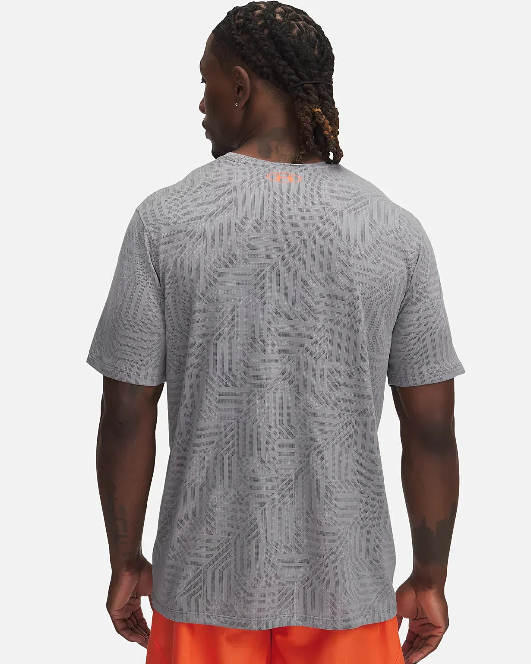 T-shirt Under Armour Tech Vent Geotessa - Gris/Orange