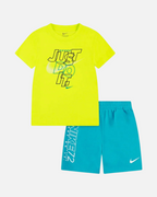 Ensemble T-shirt Short Nike Enfant - Jaune/Bleu