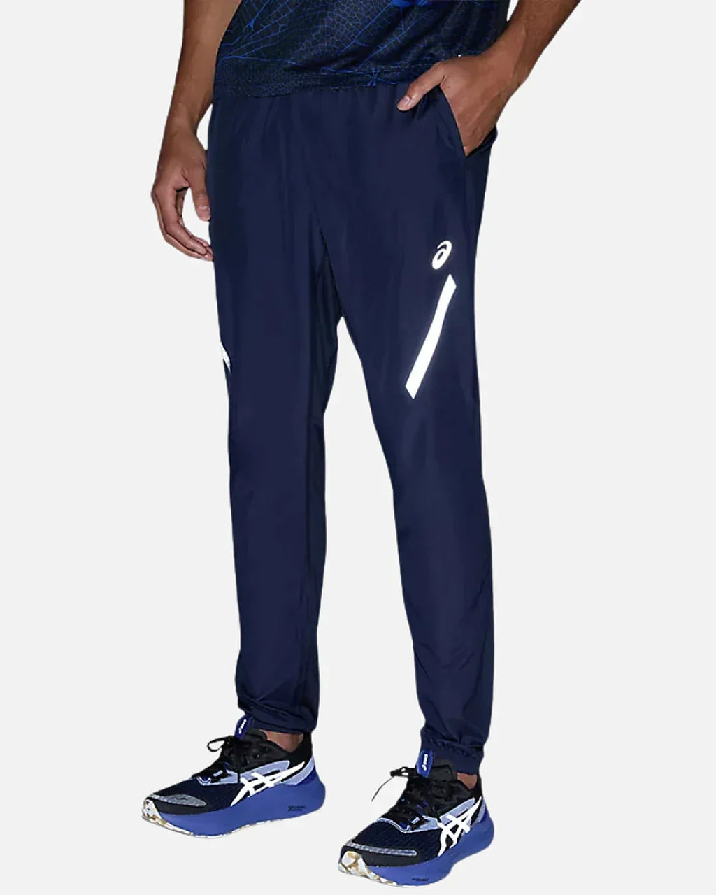 Pantalon Asics Running LITE-SHOW - Bleu