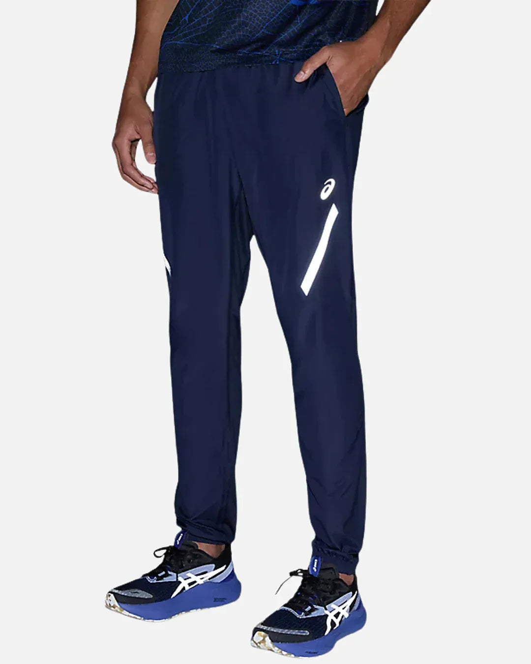 Pantalon Asics Running LITE-SHOW - Bleu