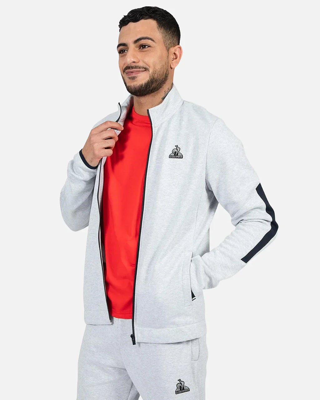 Sweatshirt Le Coq Sportif Tech FZ N°1 - Gris