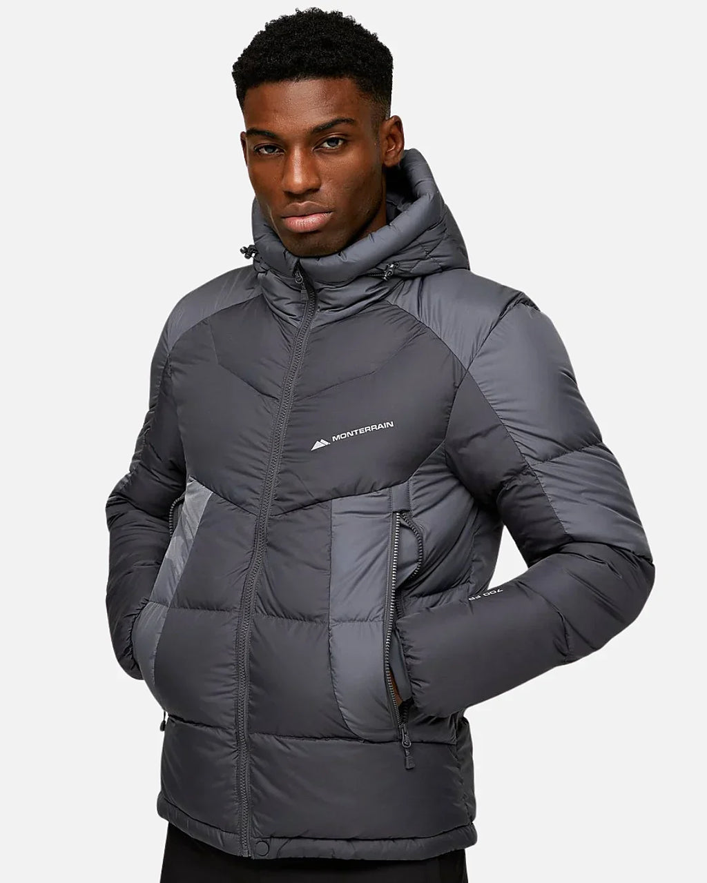 Doudoune Monterrain Explorer Down Puffer Jacket - Gris/Noir
