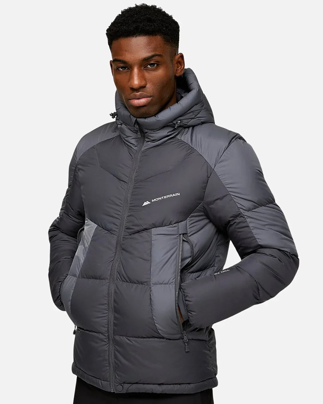 Doudoune Monterrain Explorer Down Puffer Jacket - Gris/Noir
