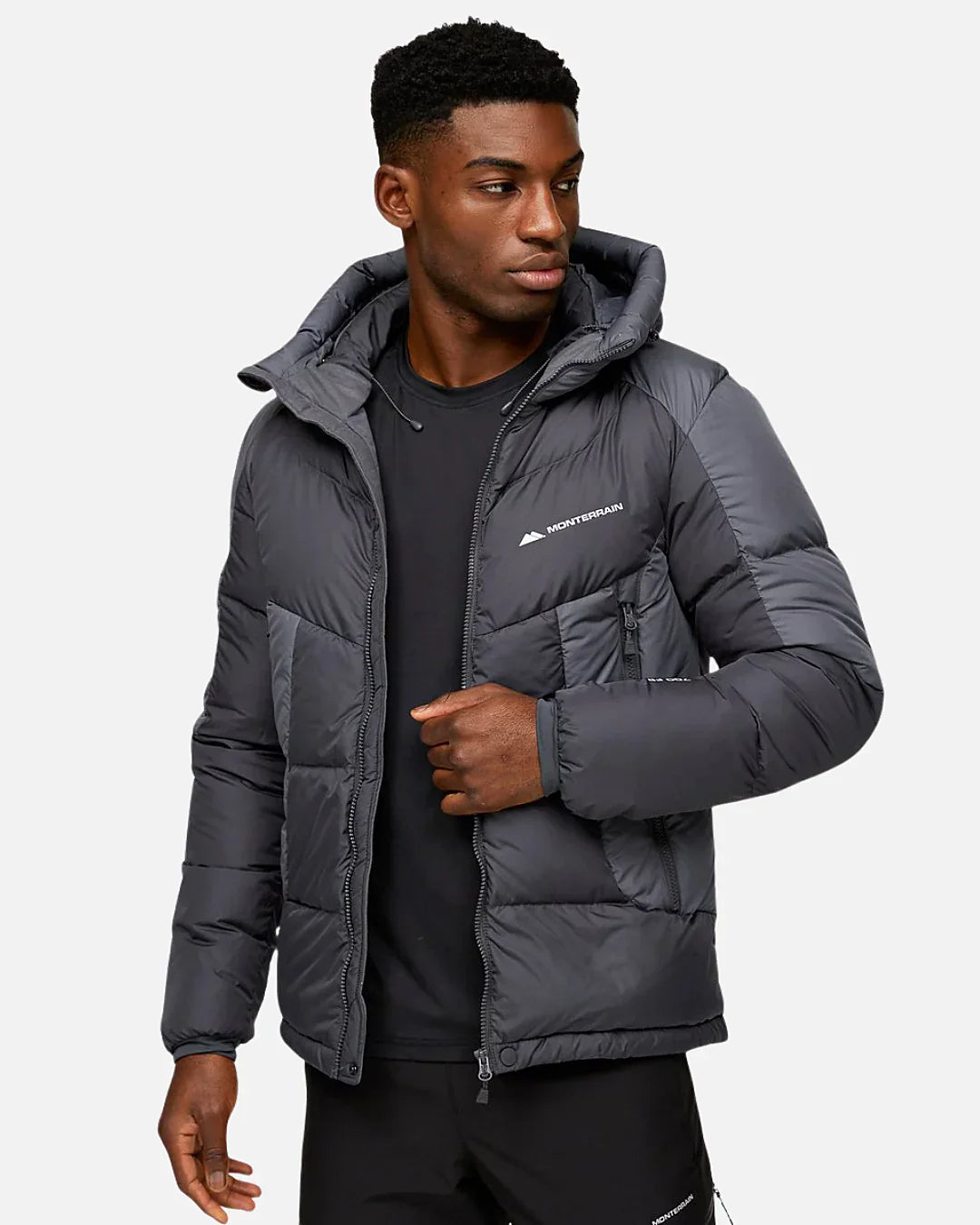 Doudoune Monterrain Explorer Down Puffer Jacket - Gris/Noir