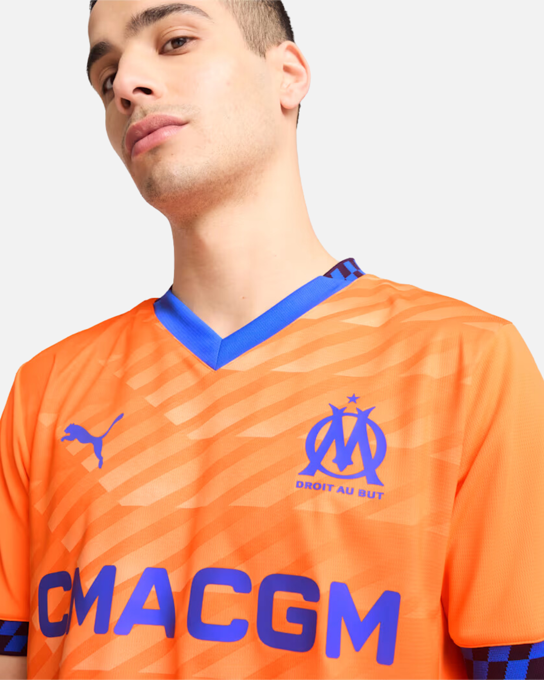 Maillot Third OM 2024/2025 - Orange/Bleu