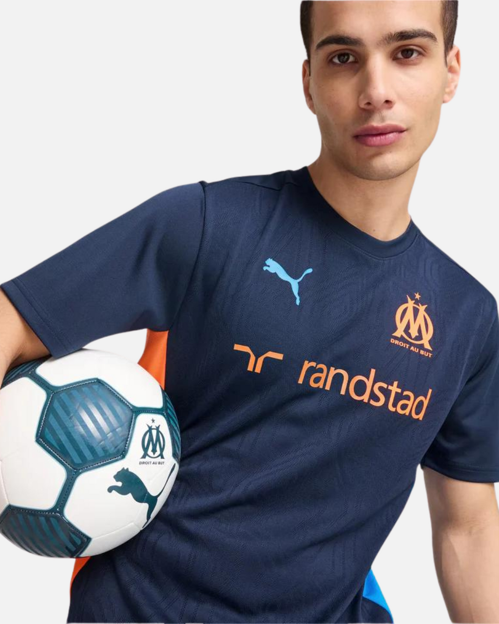 Maillot d'entrainement OM 2024/2025 - Bleu/Orange