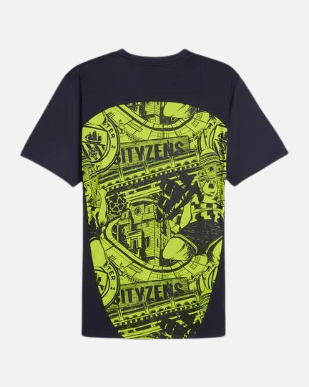 Maillot Pré-Match Manchester City 2024/2025 - Jaune/Bleu