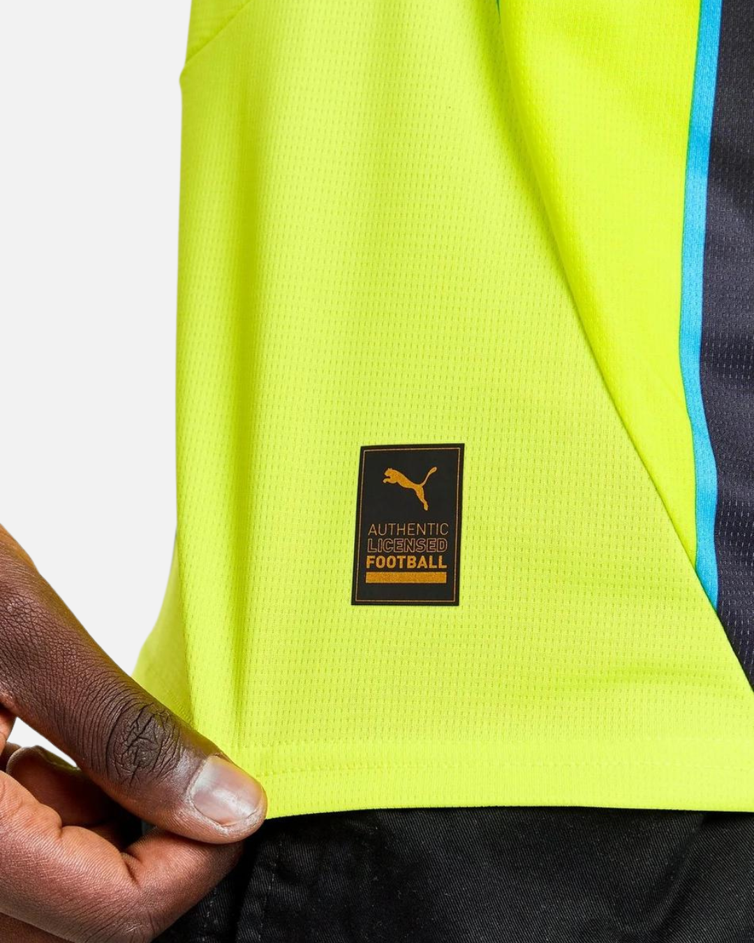 Maillot Extérieur Manchester City 2024/2025 - Jaune/Noir/Bleu