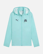 Veste de survêtement OM All Weather 2025/2026 - Bleu