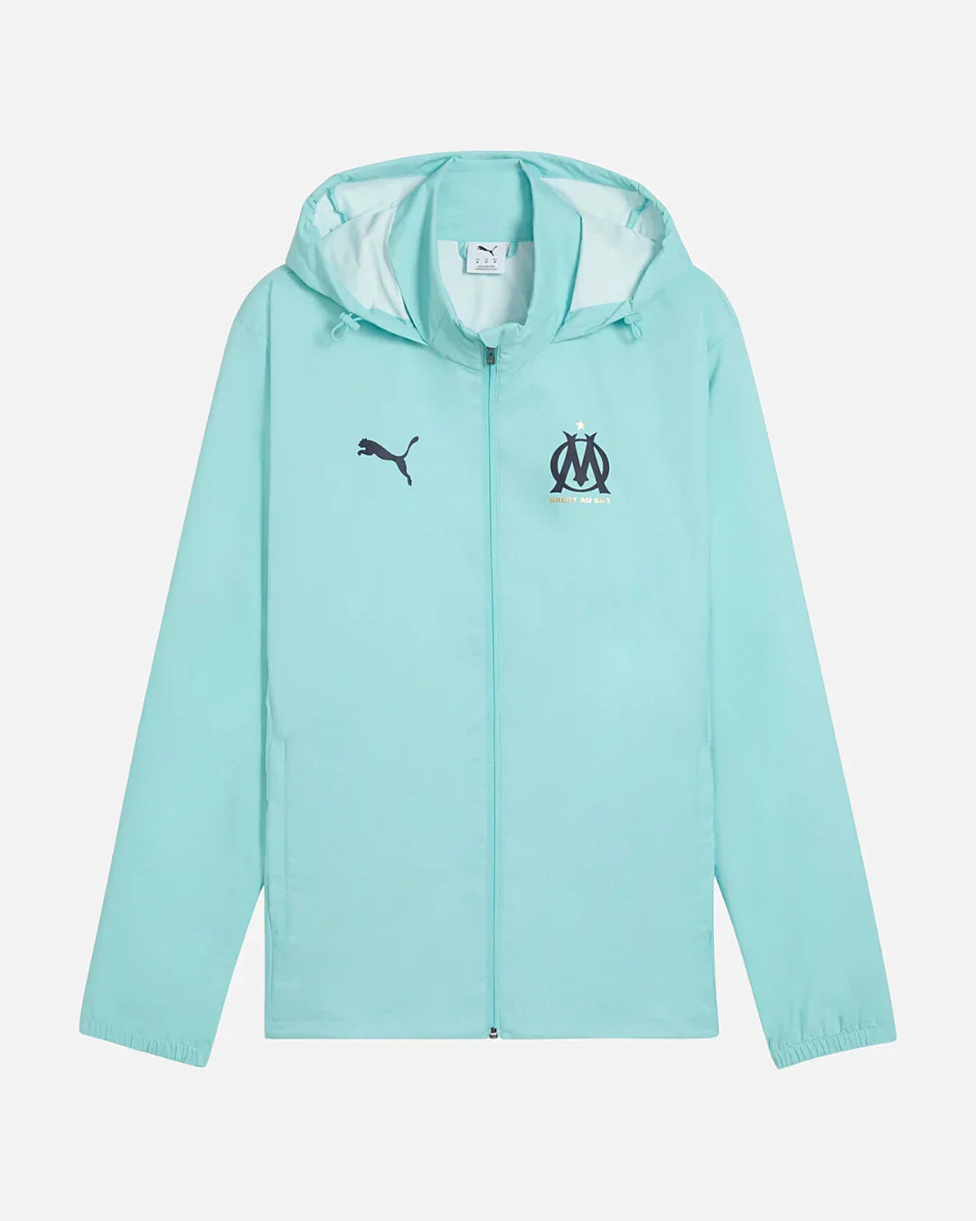 Veste de survêtement OM All Weather 2025/2026 - Bleu