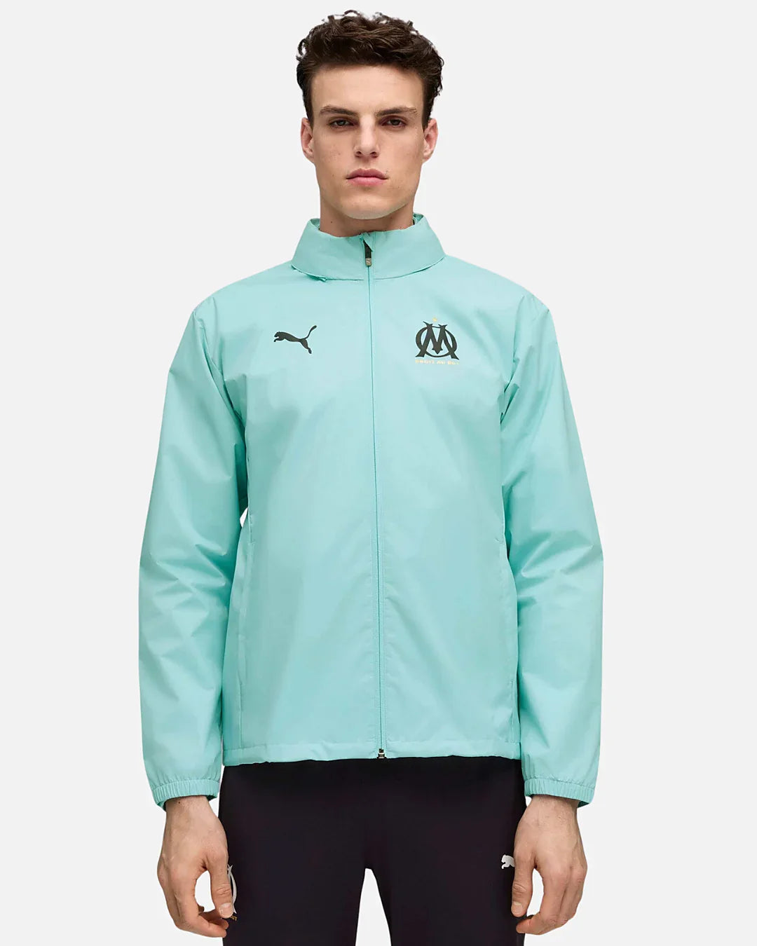 Veste de survêtement OM All Weather 2025/2026 - Bleu