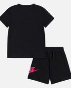 Ensemble T-shirt Short Nike Enfant - Noir/Rose