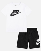Ensemble T-shirt Short Nike Enfant - Blanc/Noir
