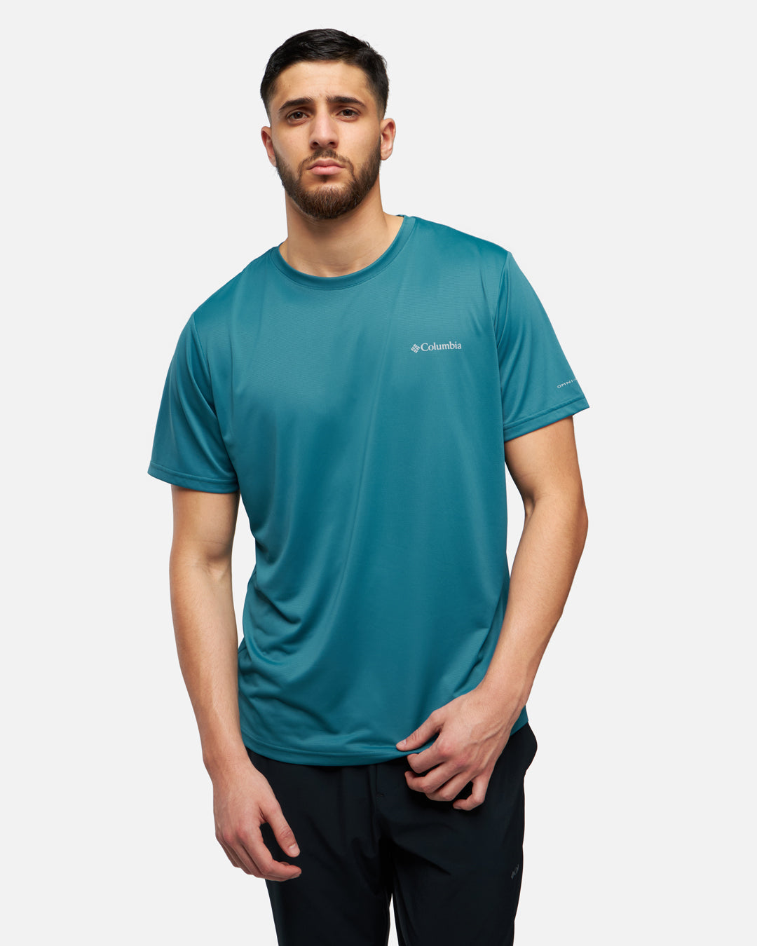 T-shirt Columbia Hike Crew - Bleu Turquoise