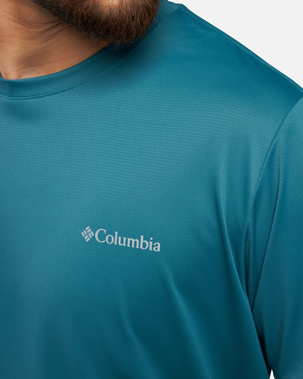 T-shirt Columbia Hike Crew - Bleu Turquoise