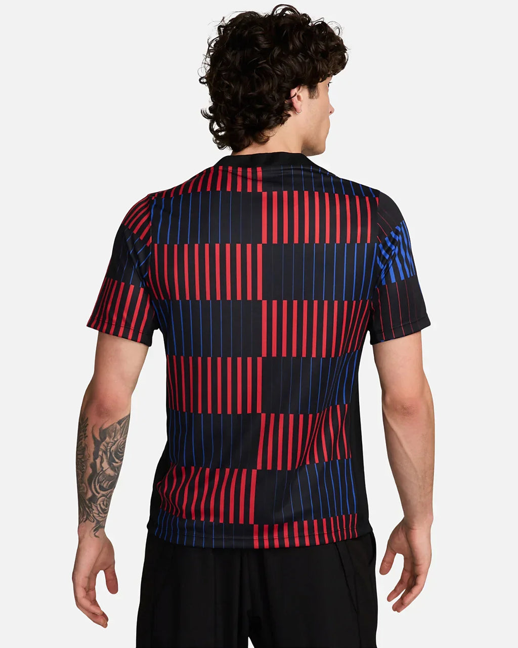 Maillot Third Extérieur FC Barcelone Academy Pro Dri-FIT 2024/25 - Noir/Bleu/Rouge