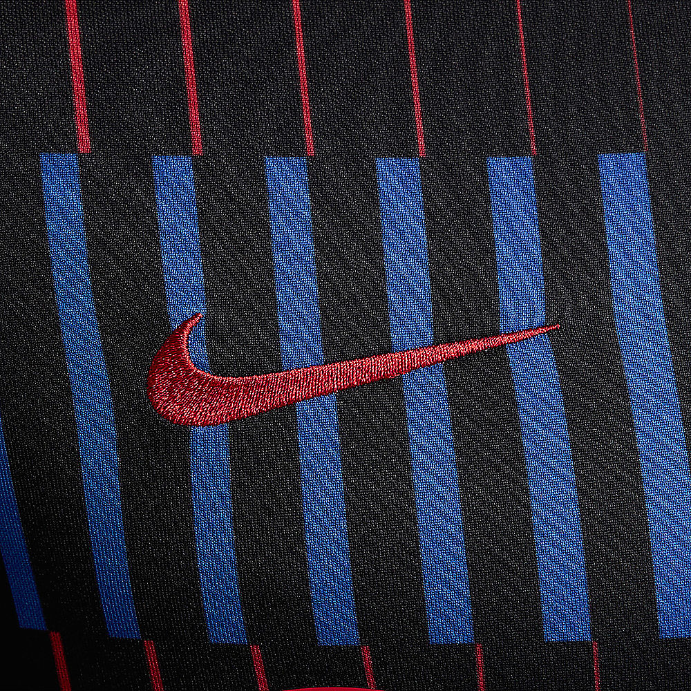 Maillot Third Extérieur FC Barcelone Academy Pro Dri-FIT 2024/25 - Noir/Bleu/Rouge