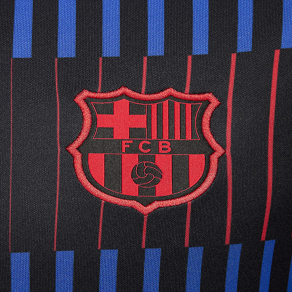 Maillot Third Extérieur FC Barcelone Academy Pro Dri-FIT 2024/25 - Noir/Bleu/Rouge