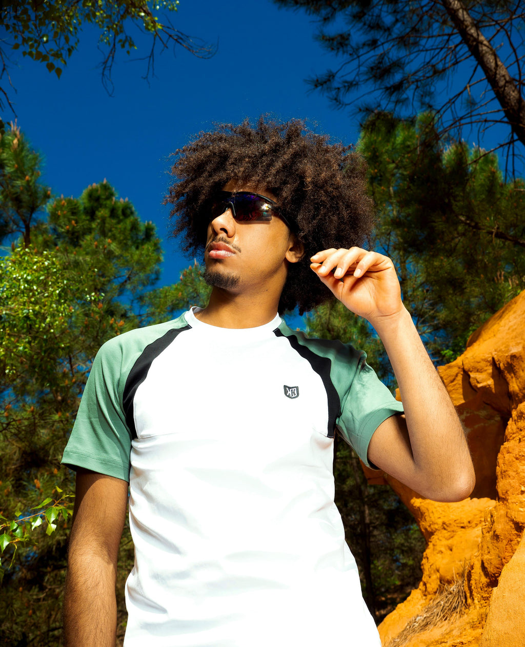 T-shirt FK Spirit - Blanc/Noir/Vert