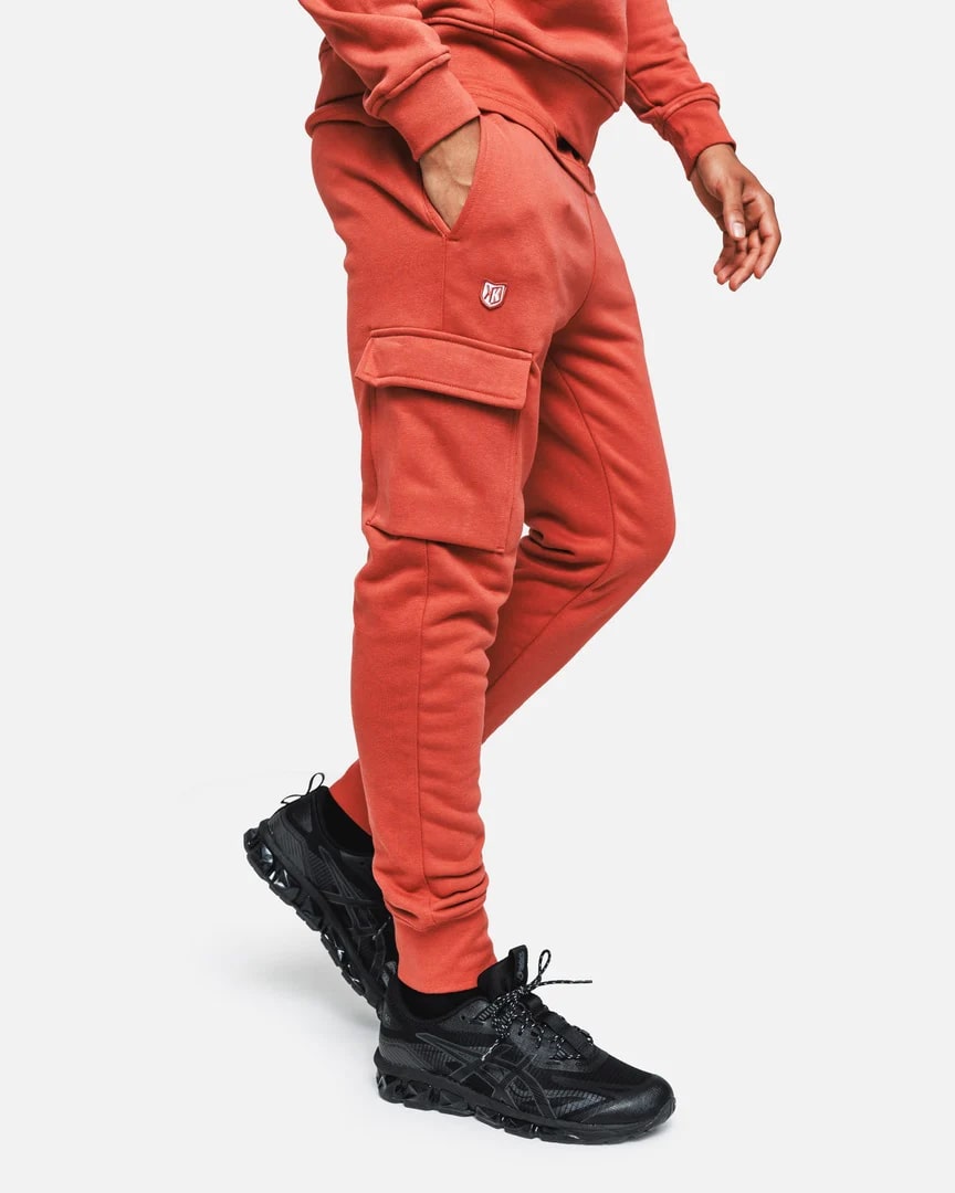 Pantalon Cargo FK - Rouge Corail