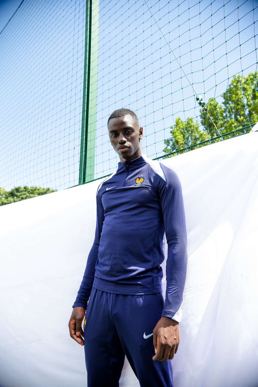 Haut d'entrainement Equipe de France 2024 -  Bleu