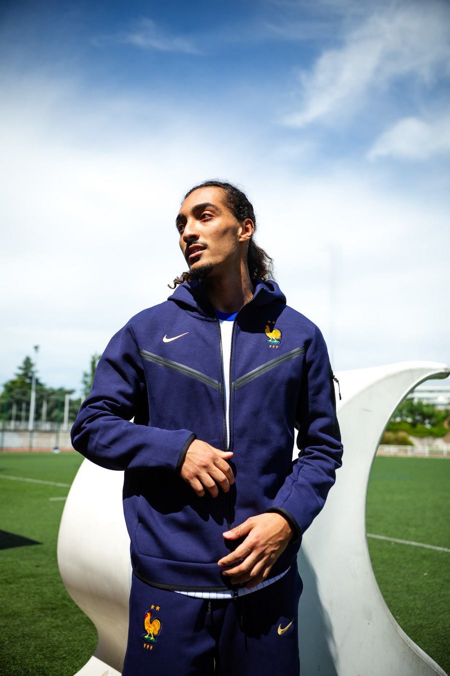 Veste Equipe de France Tech fleece - Bleu/Or