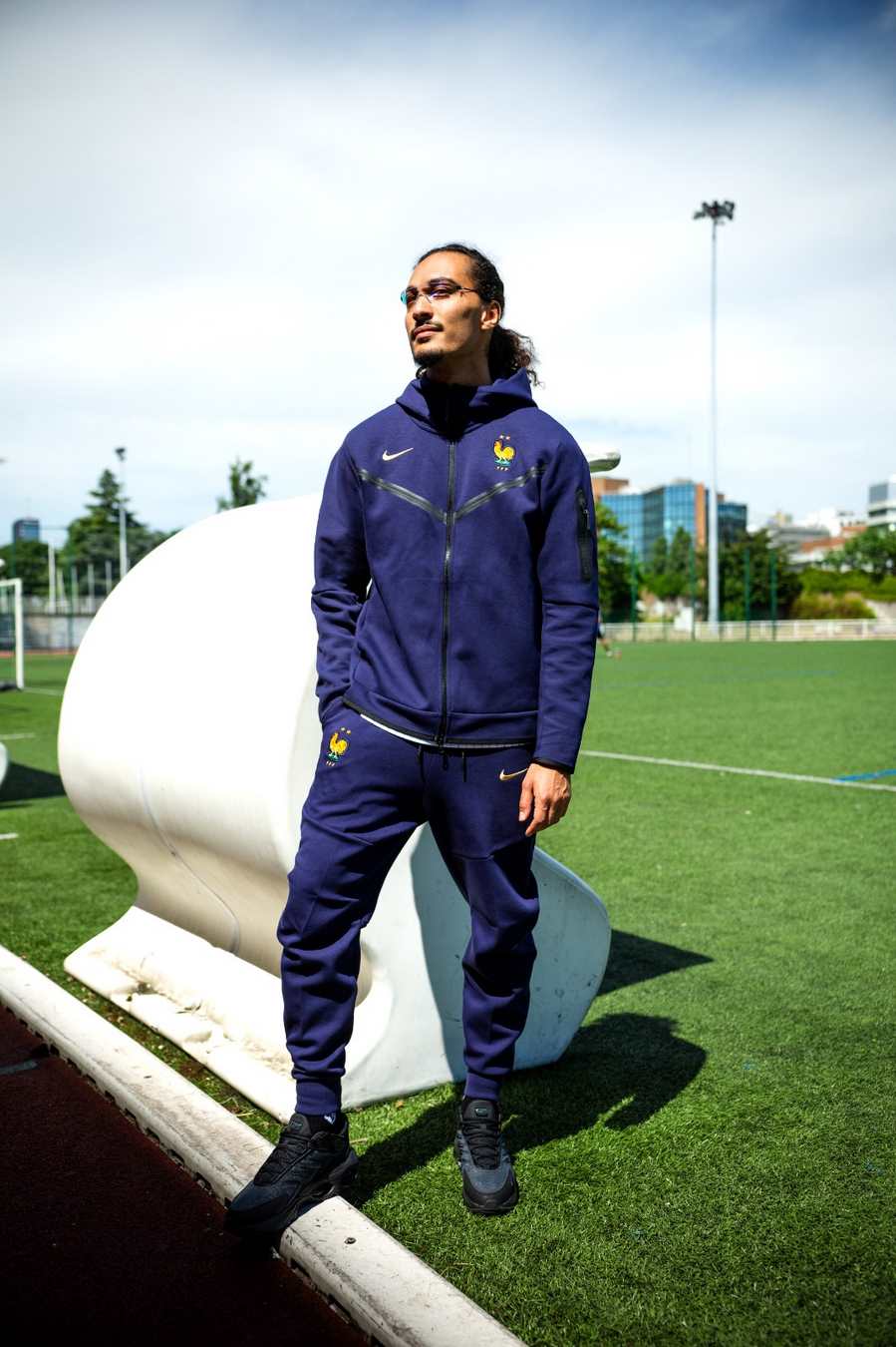 Veste Equipe de France Tech fleece - Bleu/Or