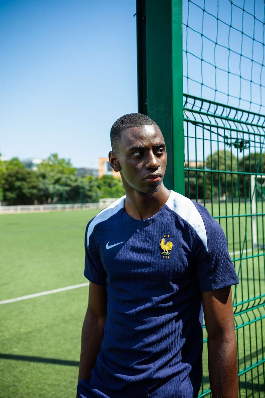 Maillot d'entrainement Equipe de France Elite 2024 - Marine/Bleu