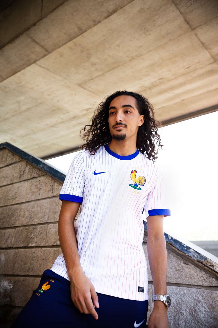 Maillot Extérieur Equipe de France 2024 - Blanc