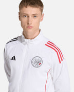 Veste de Survêtement Ajax Amsterdam 2025/2026 - Blanc