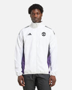 Veste de Survêtement Manchester United 2025/2026 - Blanc/Violet