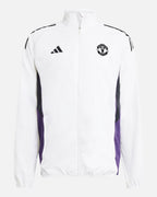 Veste de Survêtement Manchester United 2025/2026 - Blanc/Violet