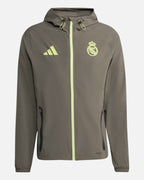 Veste de survêtement Real Madrid 2025/2026 - Kaki