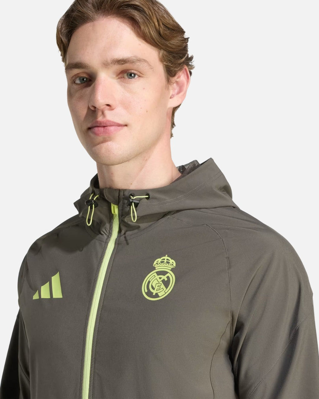 Veste de survêtement Real Madrid 2025/2026 - Kaki