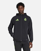 Veste de survêtement Real Madrid 2025/2026 - Noir/Vert