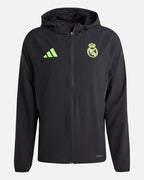 Veste de survêtement Real Madrid 2025/2026 - Noir/Vert