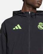 Veste de survêtement Real Madrid 2025/2026 - Noir/Vert