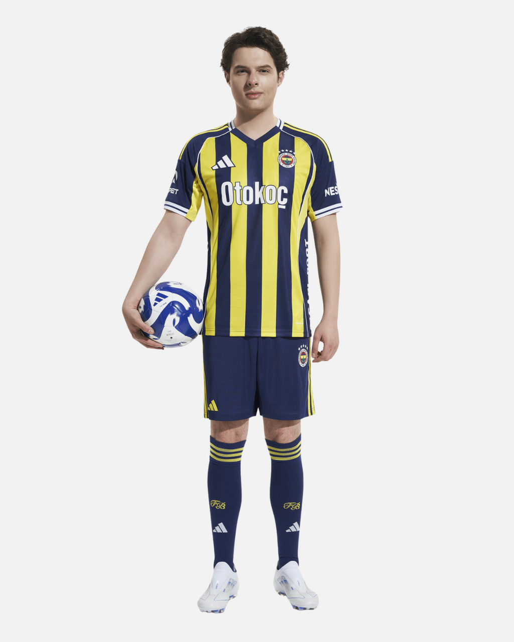 Maillot Domicile Fenerbahce 2025/2026 - Jaune/Bleu