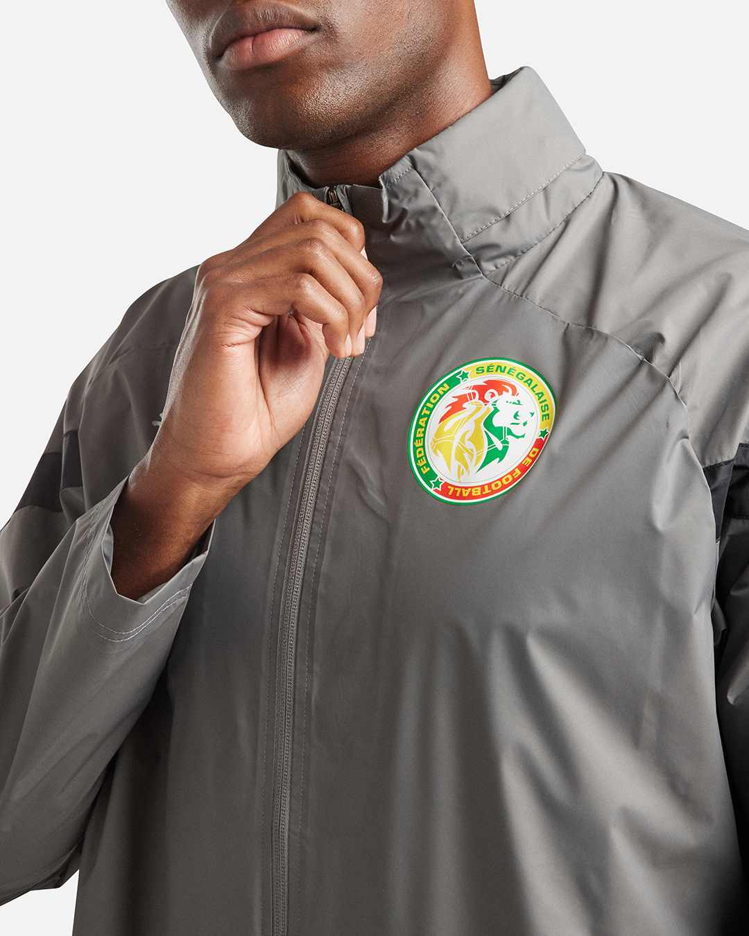 Veste Coupe-Vent Sénégal  - Gris/Noir