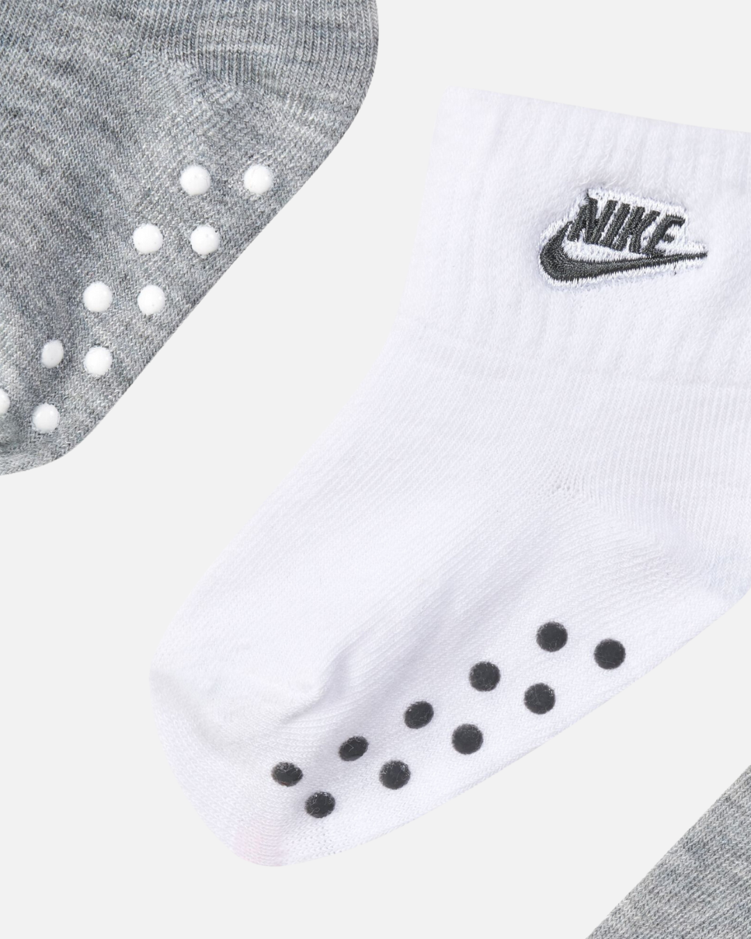Chaussettes Nike Core Futura Gripper (x3) bébé - Gris/Blanc