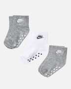 Chaussettes Nike Core Futura Gripper (x3) bébé - Gris/Blanc