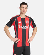 Maillot Domicile Eintracht Francfort 2025/2026 - Noir/Rouge