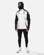 Haut Manchester United 2024/2025 cagoule intégrée - Blanc/Noir/Rouge