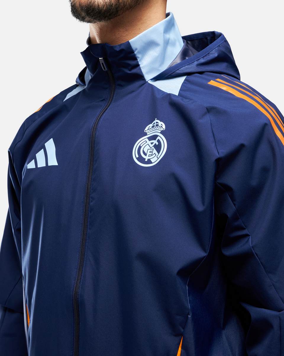 Veste coupe-vent Real Madrid 2024/2025 - Bleu