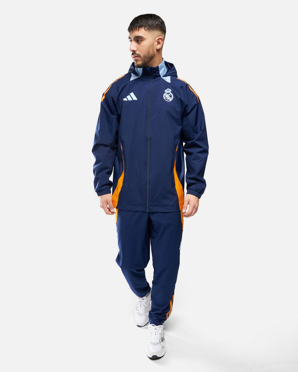 Veste coupe-vent Real Madrid 2024/2025 - Bleu
