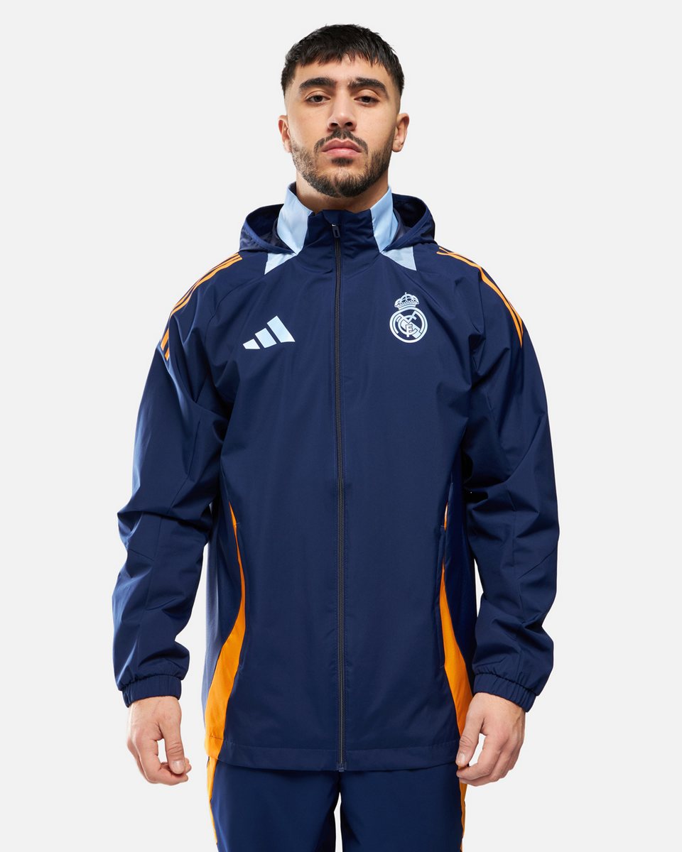 Veste coupe-vent Real Madrid 2024/2025 - Bleu