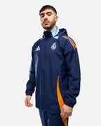 Veste coupe-vent Real Madrid 2024/2025 - Bleu