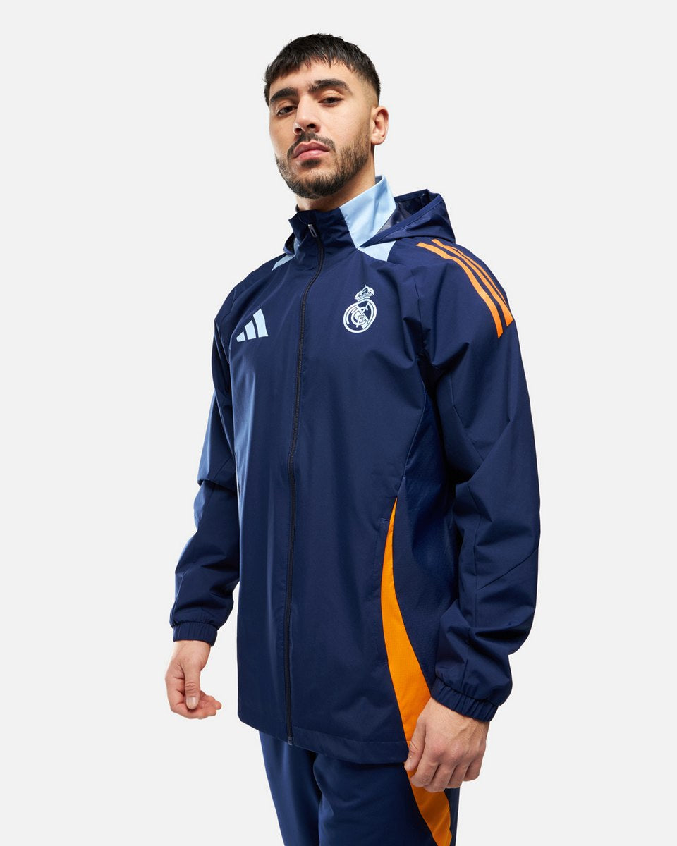 Veste coupe-vent Real Madrid 2024/2025 - Bleu